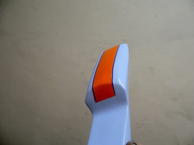 Form Motorradheck fertig und lackiert
