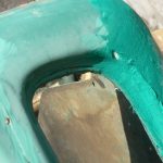 Kramer Traktor Motorhaube gespachtelt