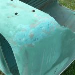 Kramer Bulldog Motorhaube gespachtelt