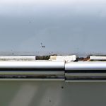 Hymer beschädigte Dachkeder