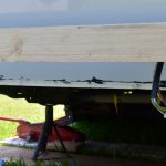 Hymer angeklebte Abtropfkante